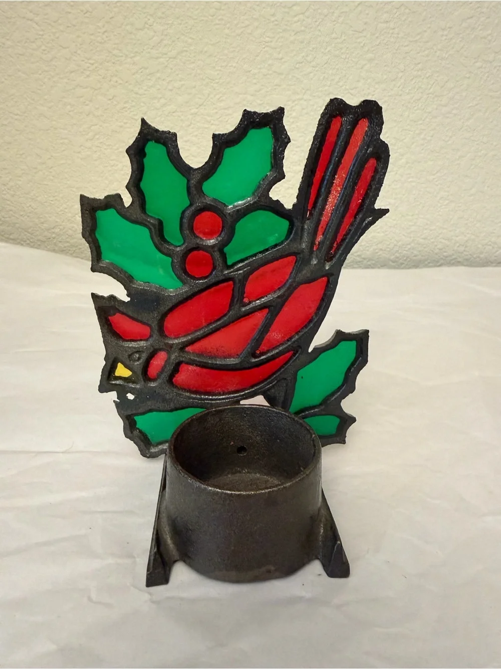 Cardinal candle or