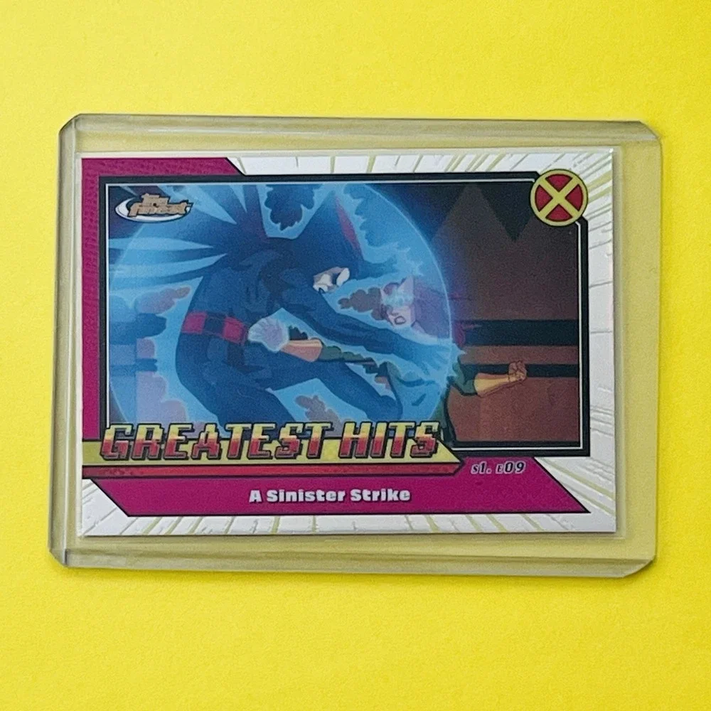 2025 Topps Finest Marvel Greatest Hits GH-18 X-Men Insert Card A Sinister Strike