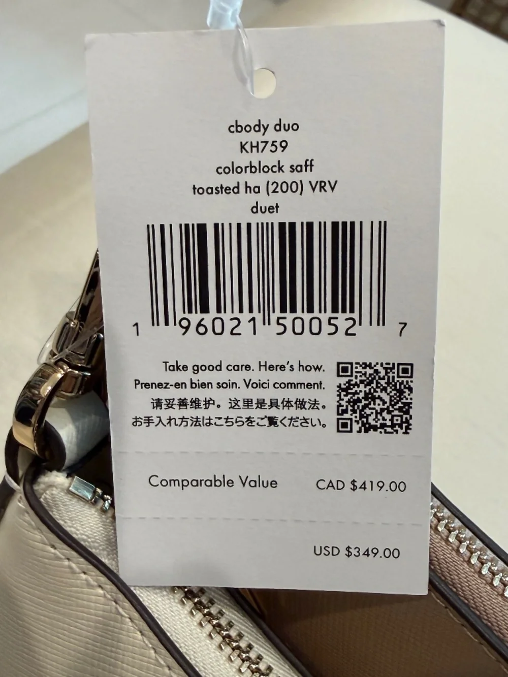 kate spade new tags