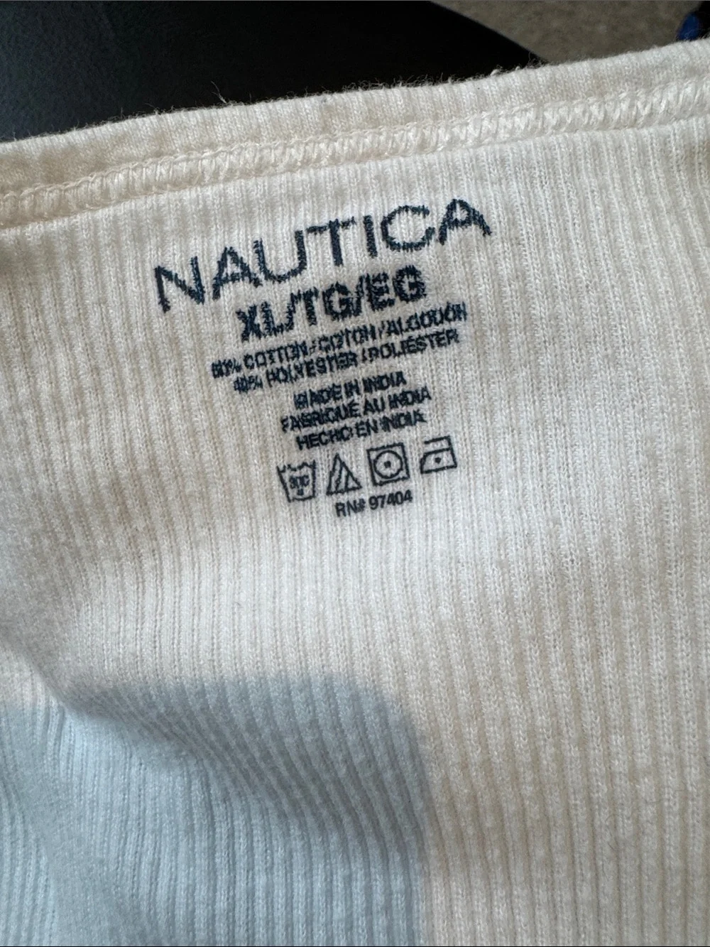 Nautica Ribbed Tank Undershirts (4)
