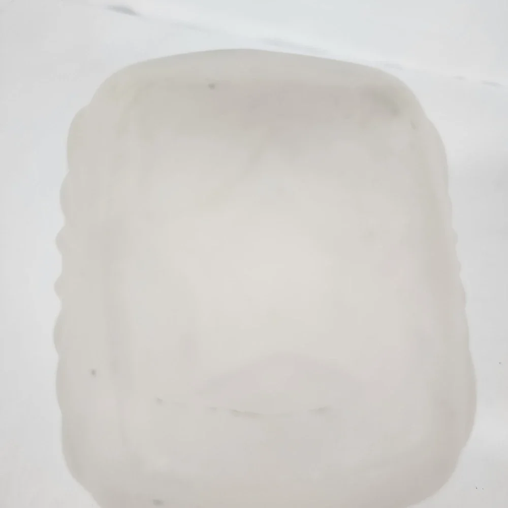 Unmarked vintage frosted