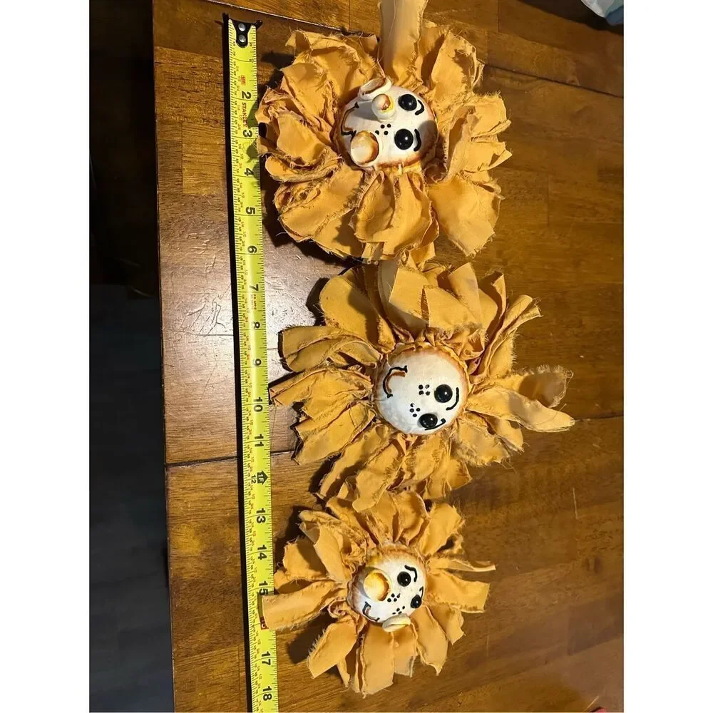 Handmade vintage yellow