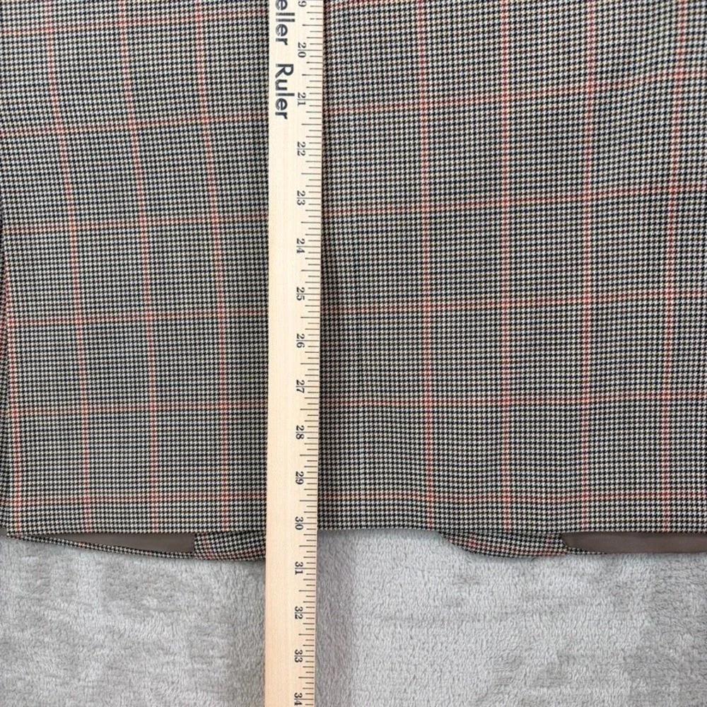 Ermenegildo Zegna 2 Button Blazer Sports Coat Men 44R Houndstooth Wool Designer