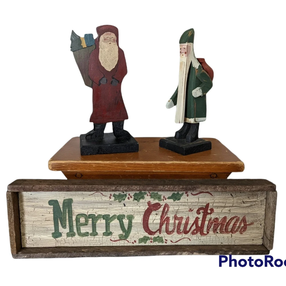 Rustic Christmas Decoration Group
