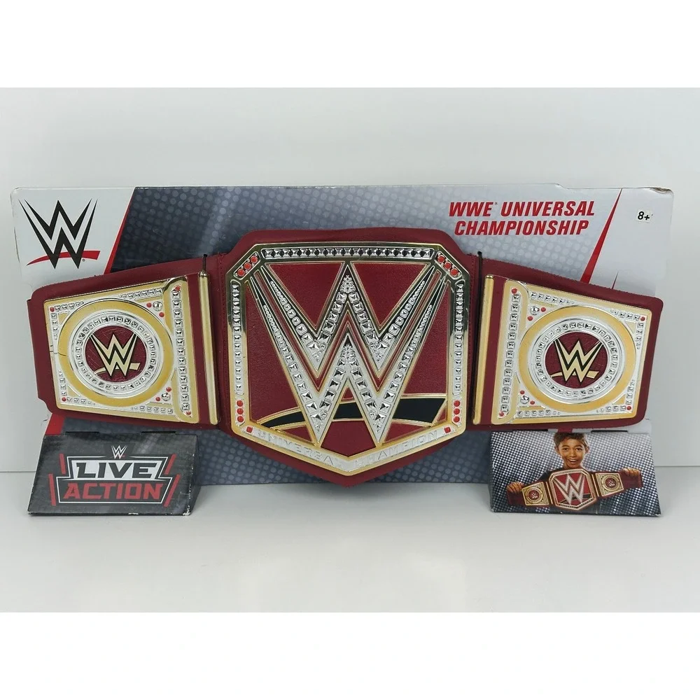 Live Action Mint WWE Universal Championship Red Belt Brand New Rare BU