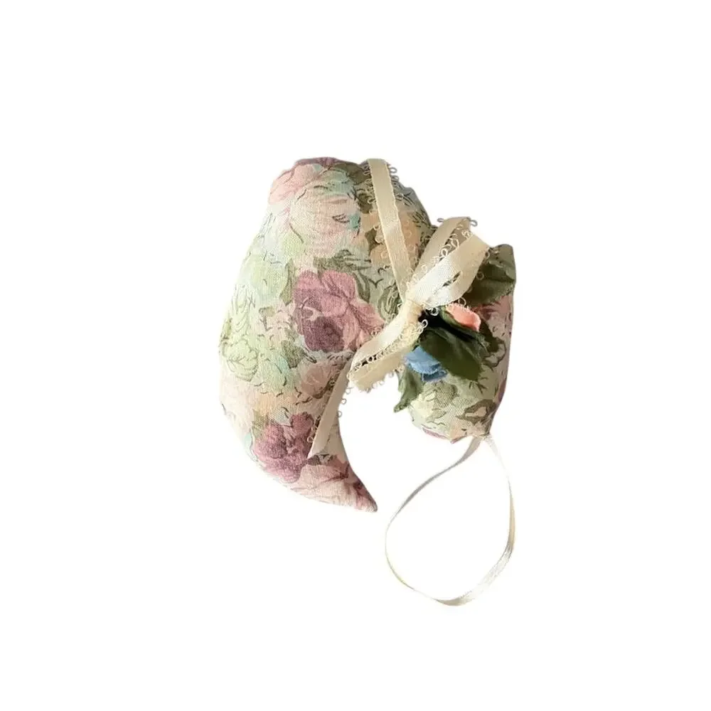 Vintage Handmade Floral Fabric Goose Duck Ornament Hanging Country