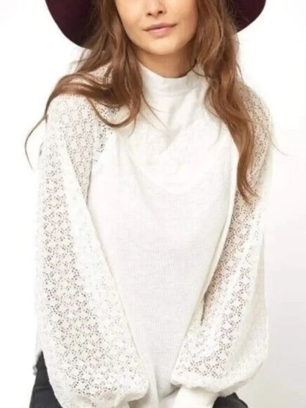 Free People curved raglan color