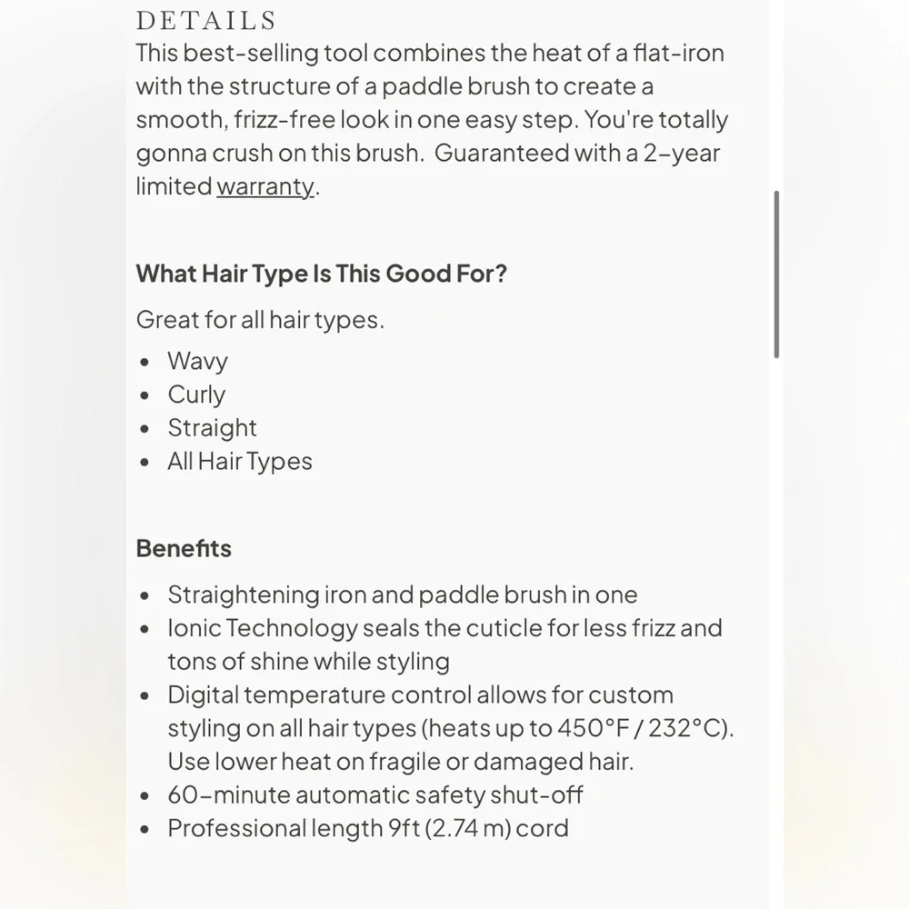 Drybar crush straightening home
