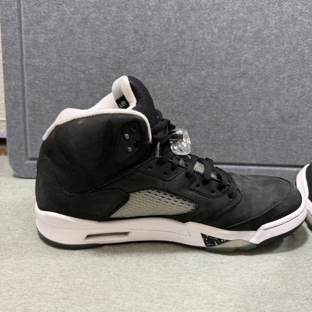 Jordan Retro 5 Oreo Size 14 Black White CT4838-011 Moonlight Sneakers Mens