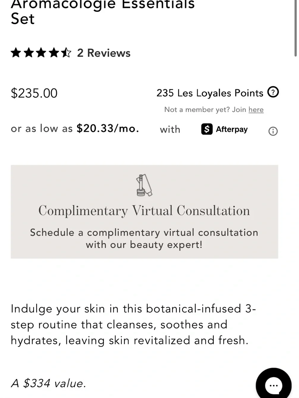 Chantecaille three piece