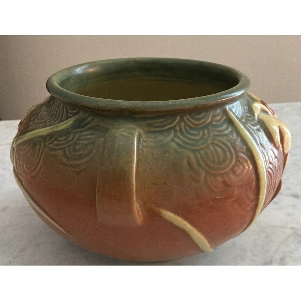 Roseville pottery bowl