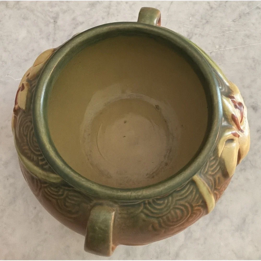 Roseville pottery bowl