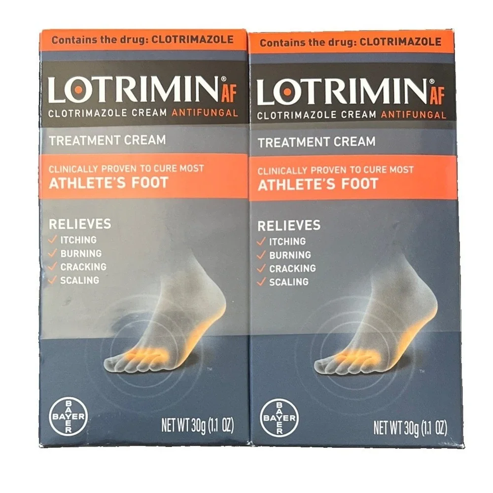 Lot Of 4 - Lotrimin Athlete's Foot Antifungal Cream 30g/1.1oz EXP 09/27