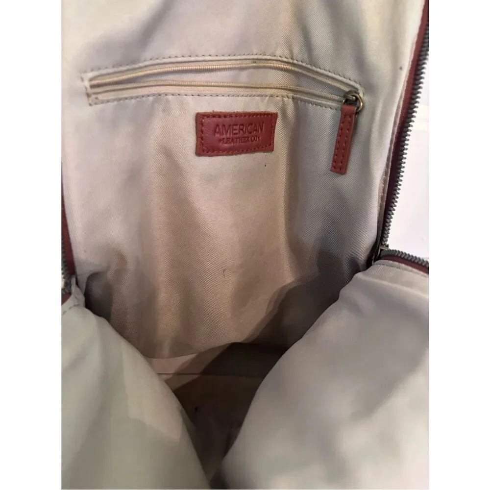 American Leather Co Cleveland Backpack - Leather Mini Backpack in Brown
