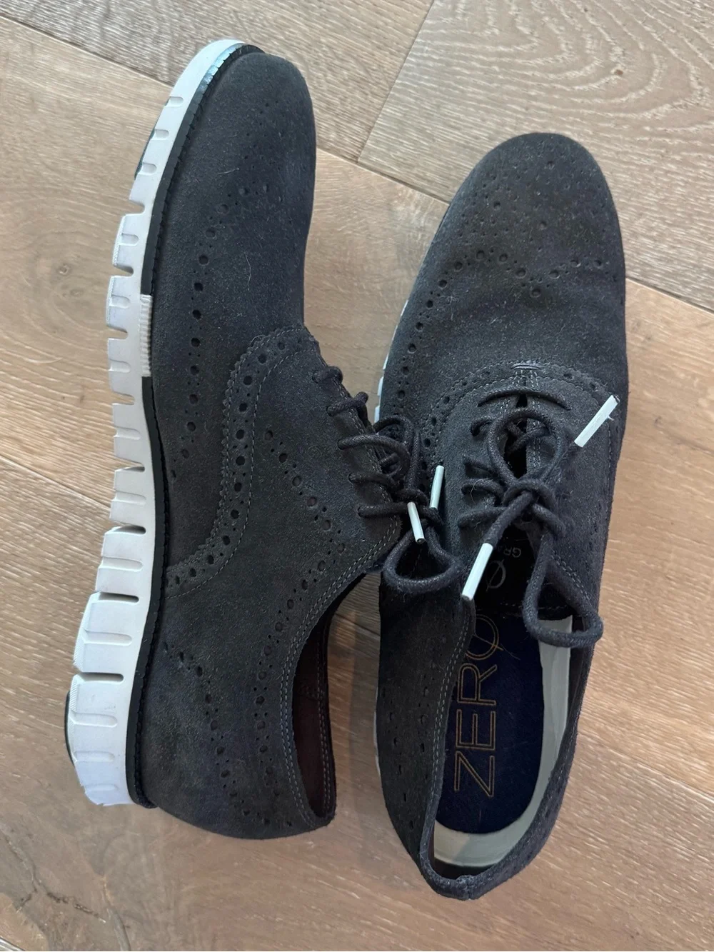 Cole Haan black suede