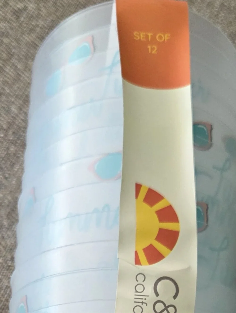 C&C California frosted plastic