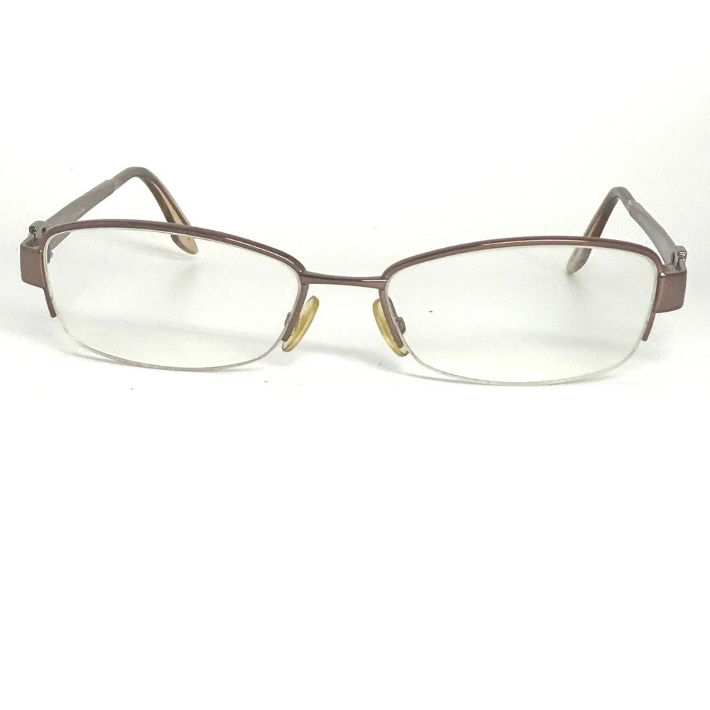 Christian Dior CD3685 LRF‎ Brown Rhinestone D Eyeglass Frames 52-16-130 21924