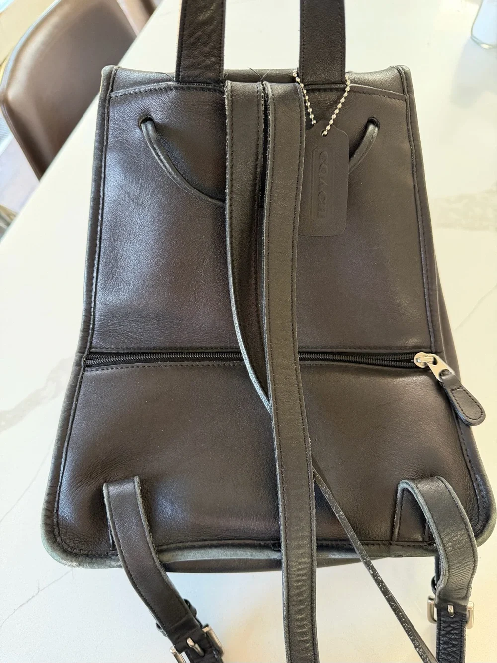 Coach compact backpack