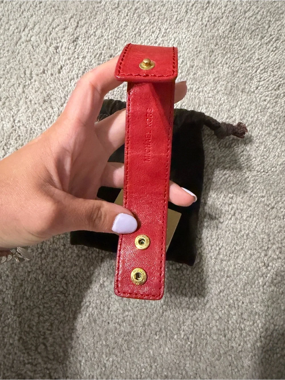 Michael Kors cuff features