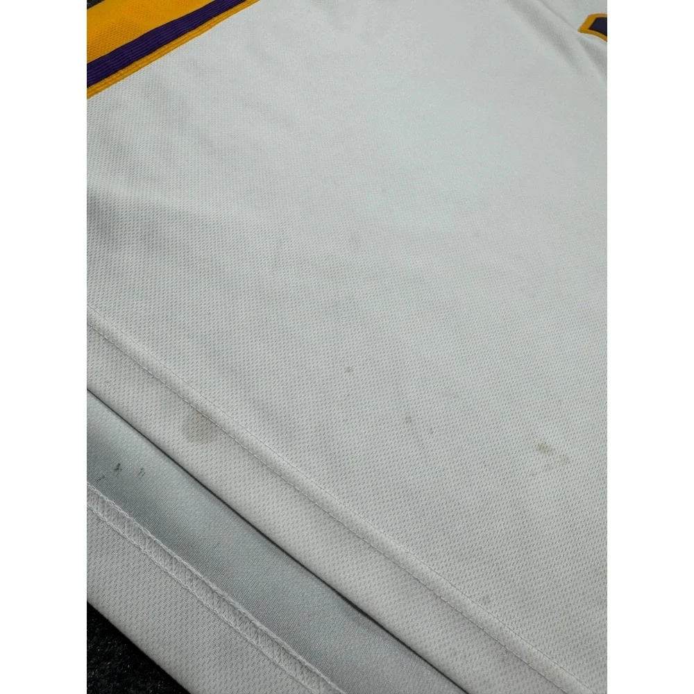 Adidas Kobe Bryant #24 Los Angeles Lakers Swingman Jersey White Mens 2XL