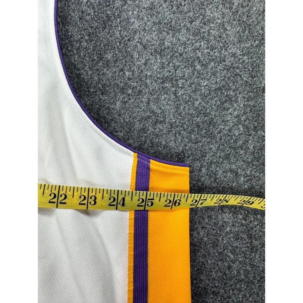 Adidas Kobe Bryant #24 Los Angeles Lakers Swingman Jersey White Mens 2XL