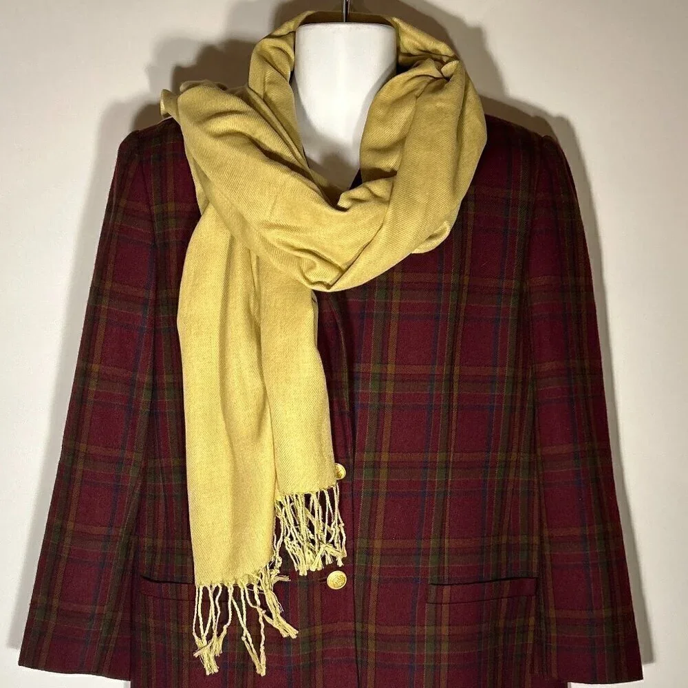 Muted Yellow Scarf or wrap 75