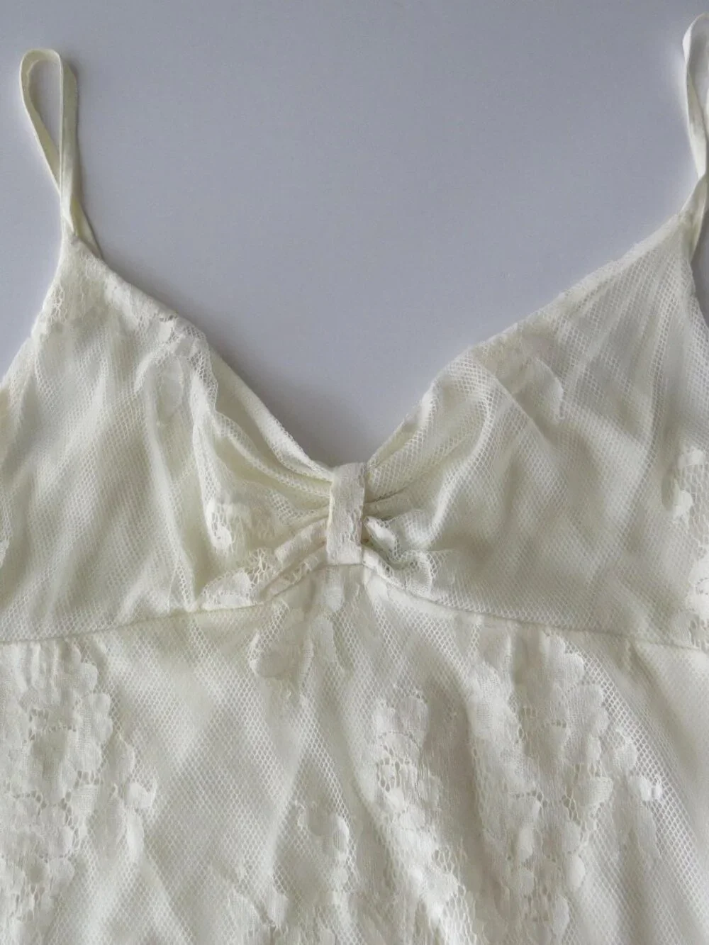 Vintage Italian Cream Lace United Colors of Benetton Camisole, Made in Italy, 20