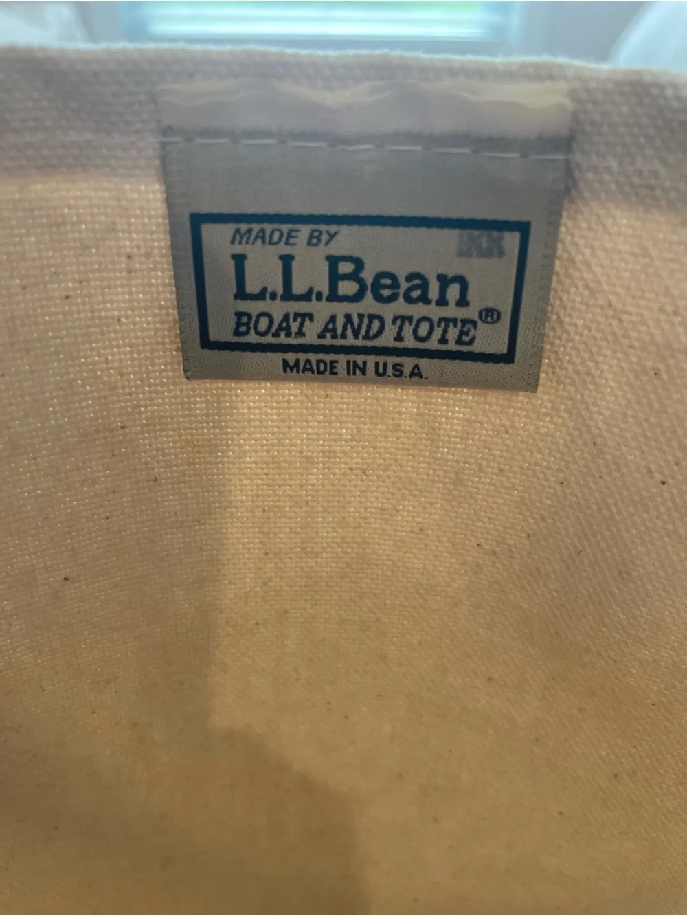 L.L. Bean sturdy canvas