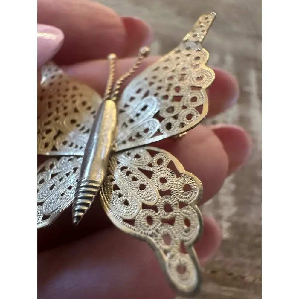 Filigree vintage metal
