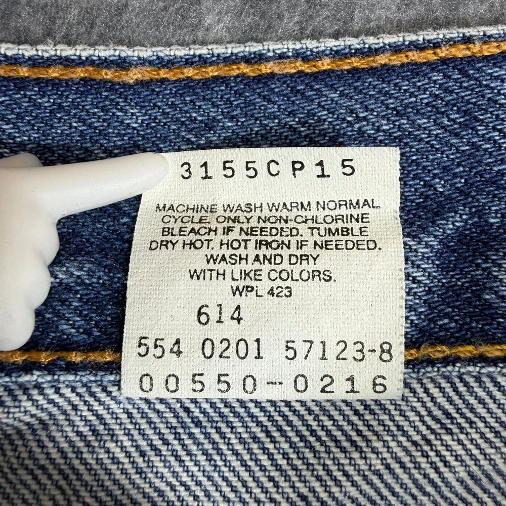 Levi's 550 Jeans Men 40x30 Blue Relaxed Fit Medium Wash Denim USA 2001