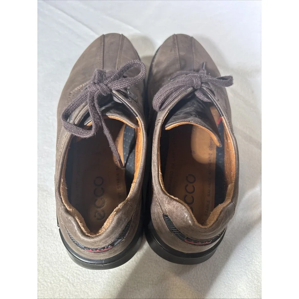 Ecco Men's Stable‎ Balance Shock Point Suede Cushioning Shoes Size 12