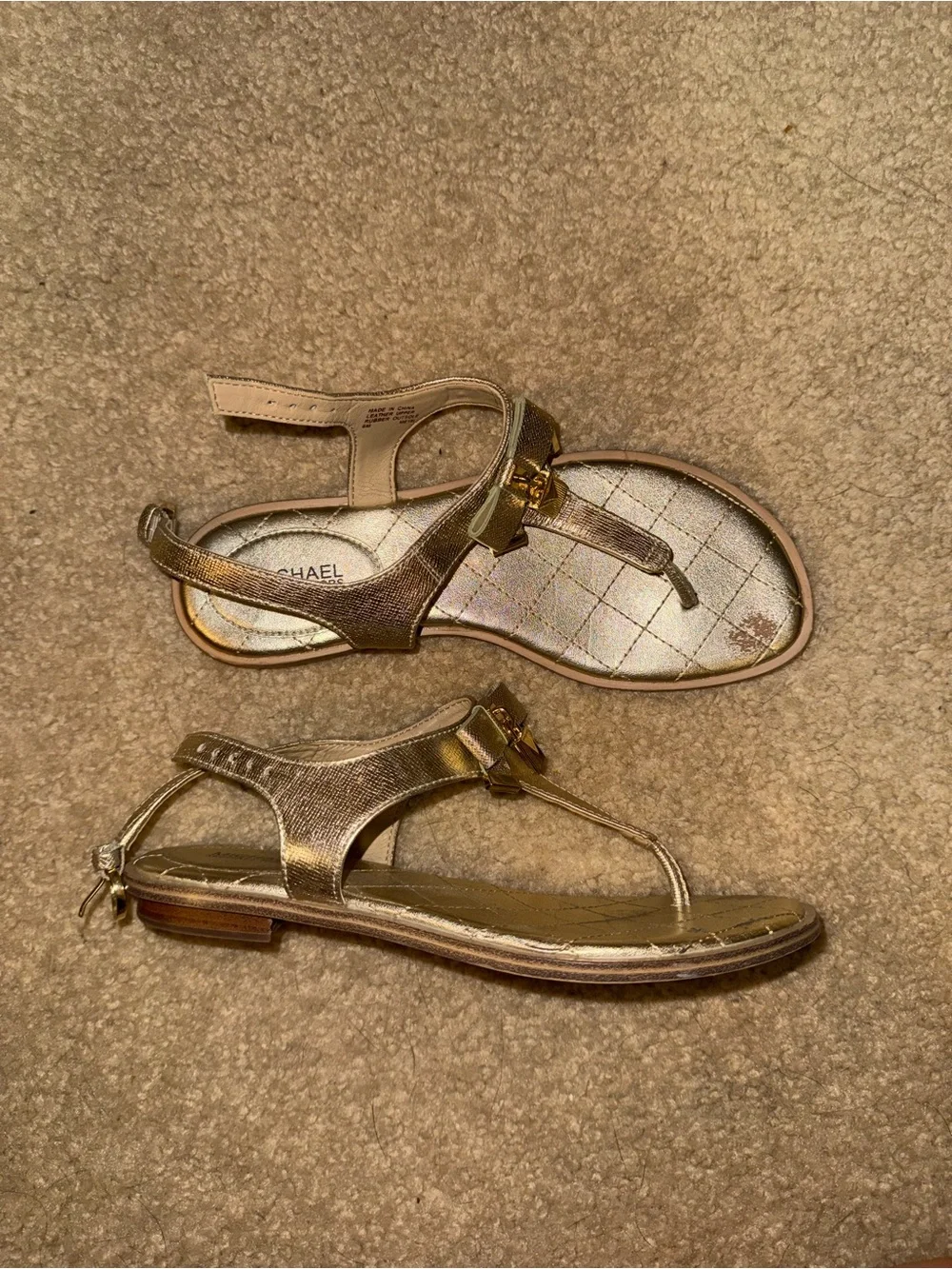Michael Kors metallic gold