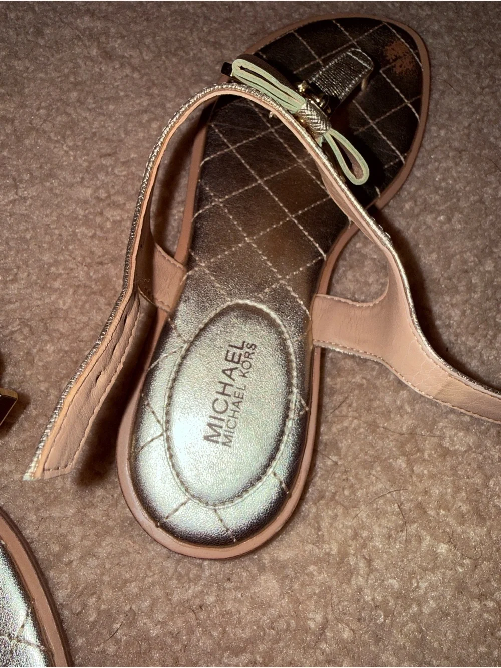 Michael Kors metallic gold