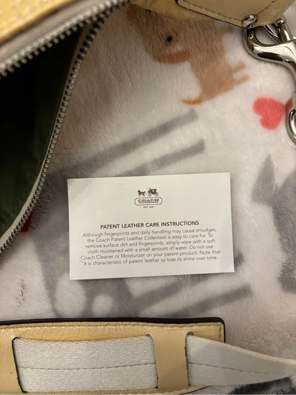 Coach shoulder logo