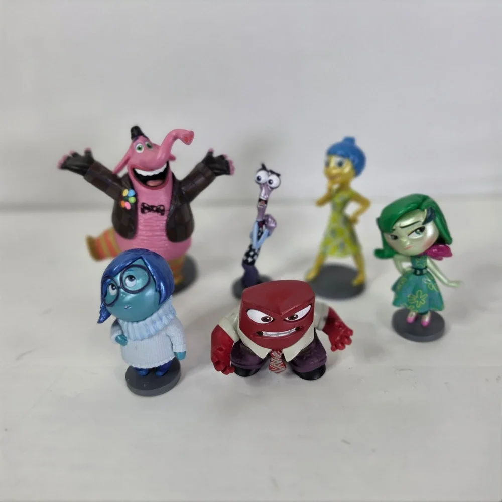 Disney Store Inside Out Figure Play Set 6 Pack Bing Bong Joy Sadness Anger Toy