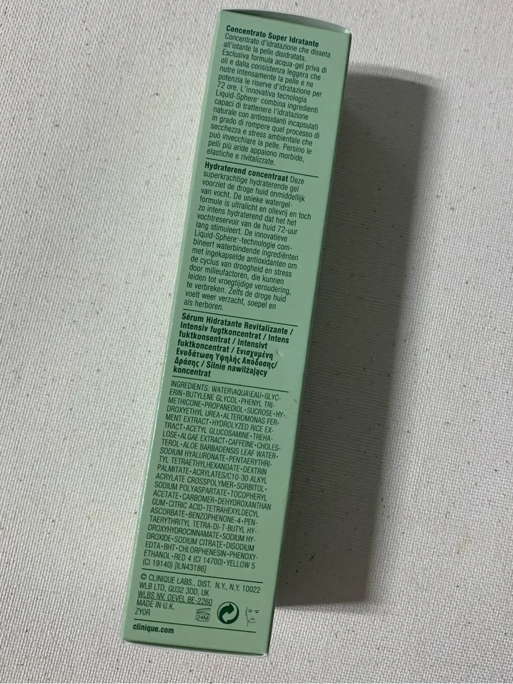 Clinique new box