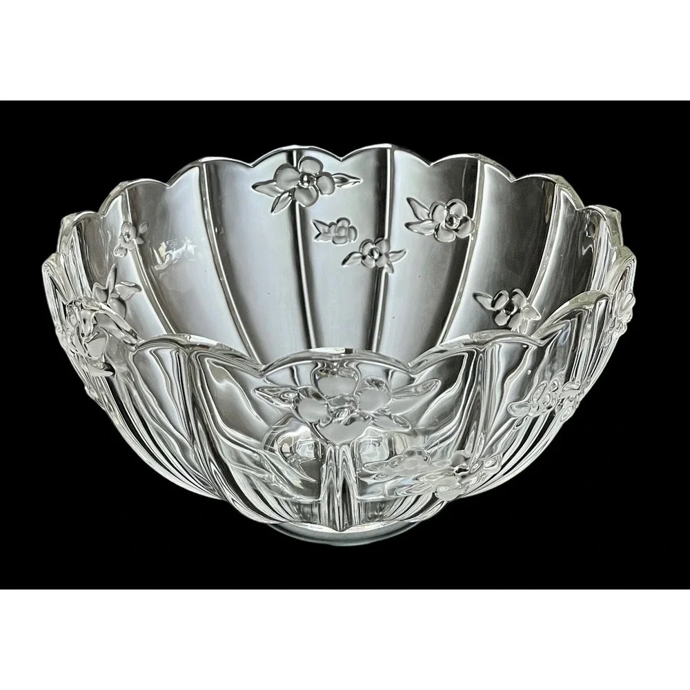 Vintage Mikasa Crystal Hostess Bowl 10.5