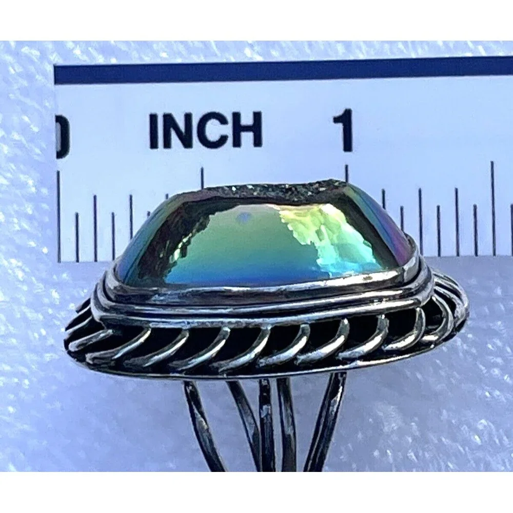 Gem Essence Peacock Drusy peacock drusy