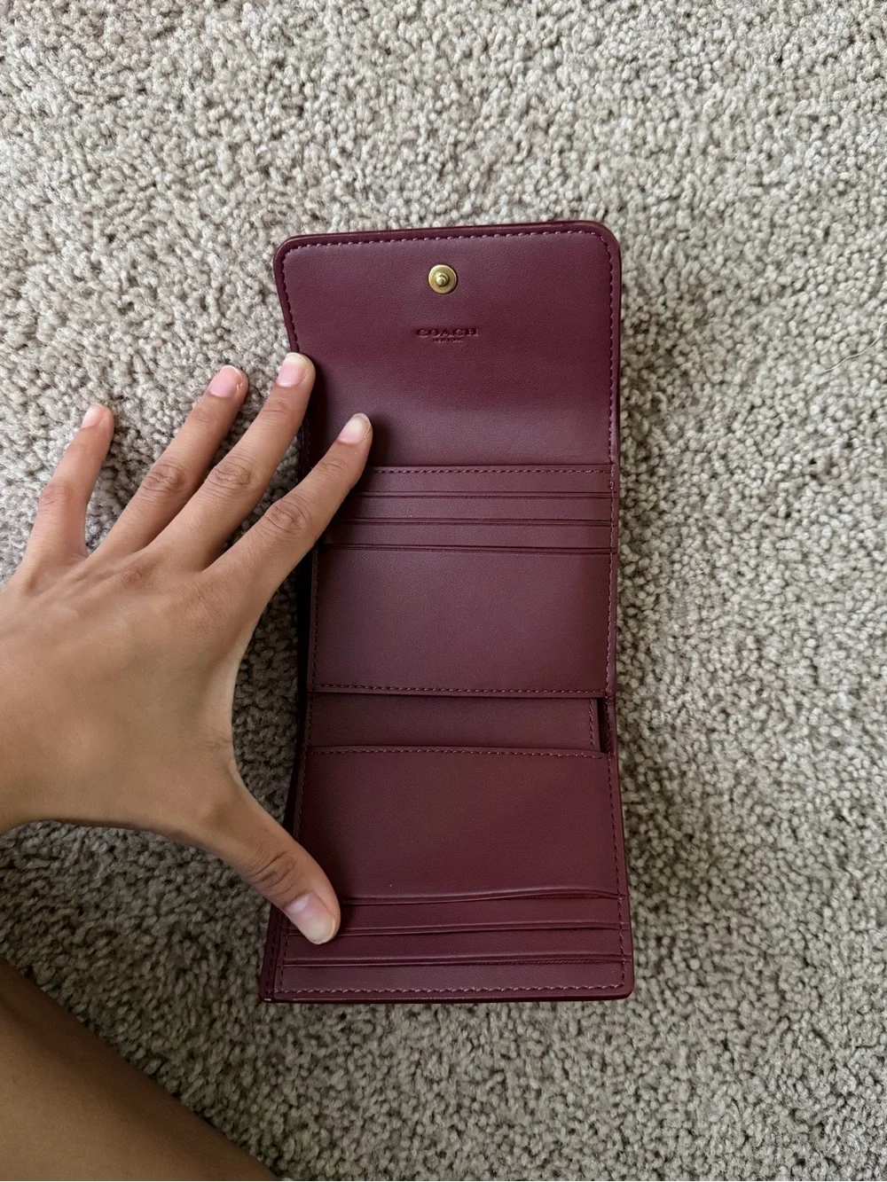 Coach compact card
