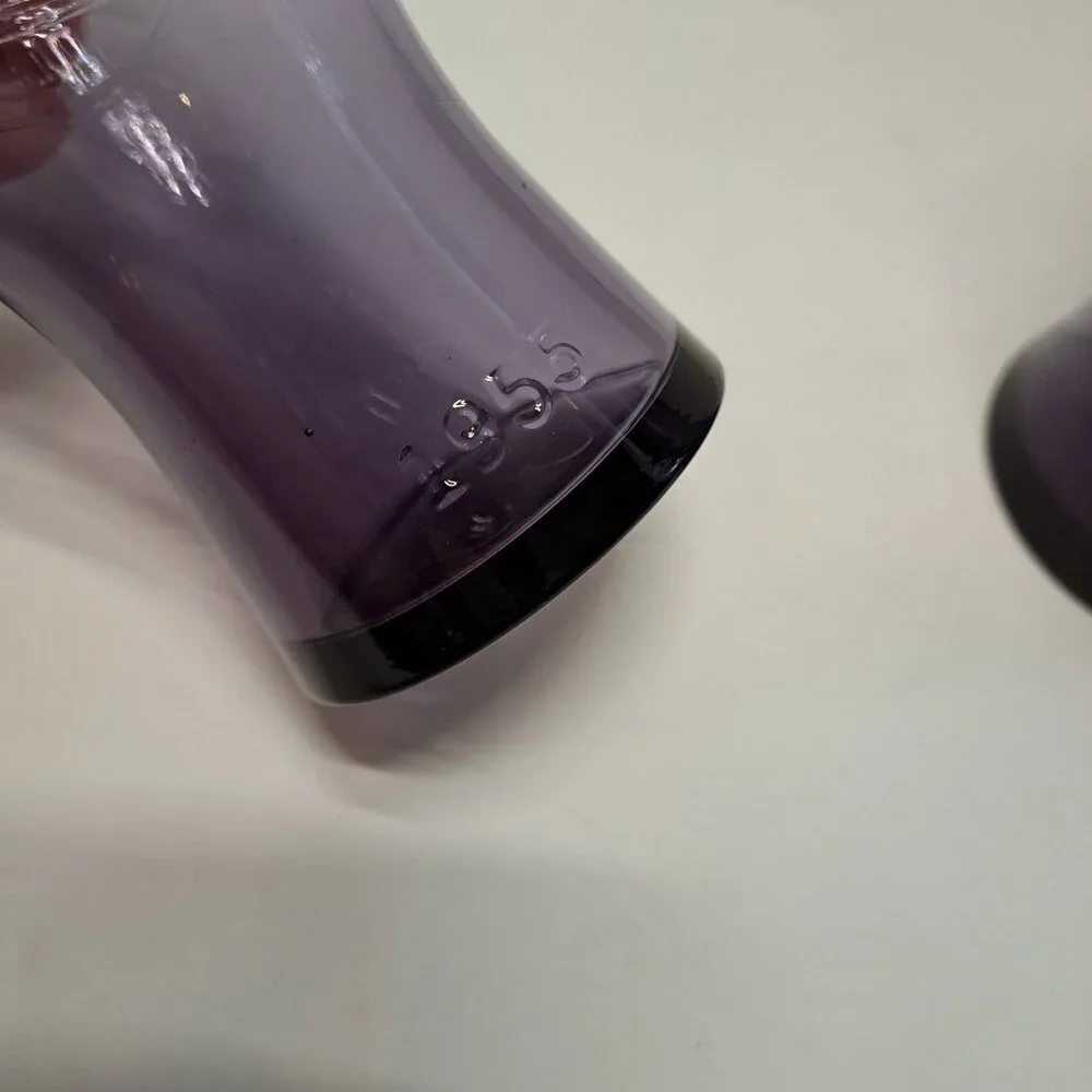 McDonalds Limited Edition 1955 Coca-Cola Purple Glasses‎ Set of 2 6