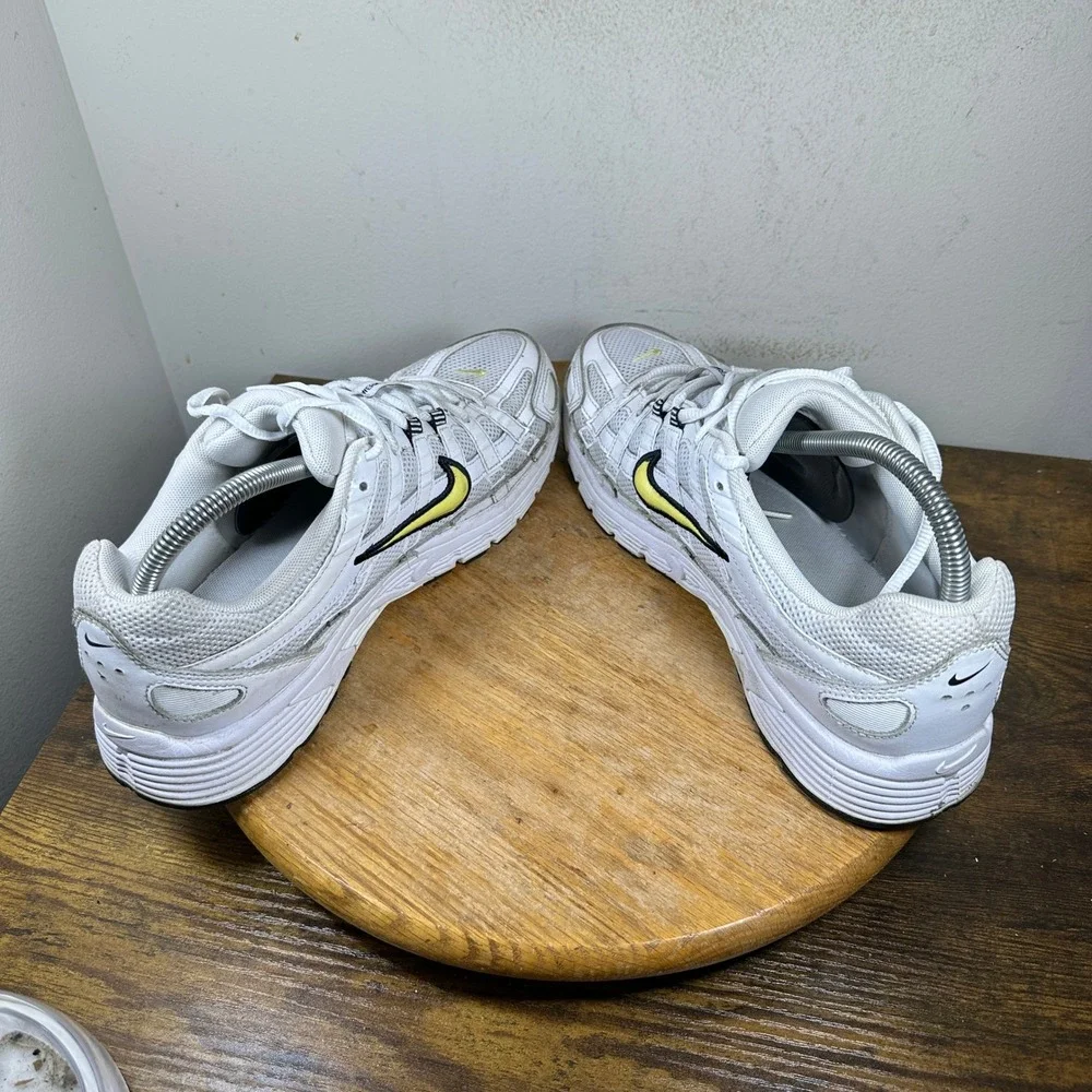 Nike P-6000 Bowerman Series White Black Yellow Mens Shoes FN4294-100 9.5