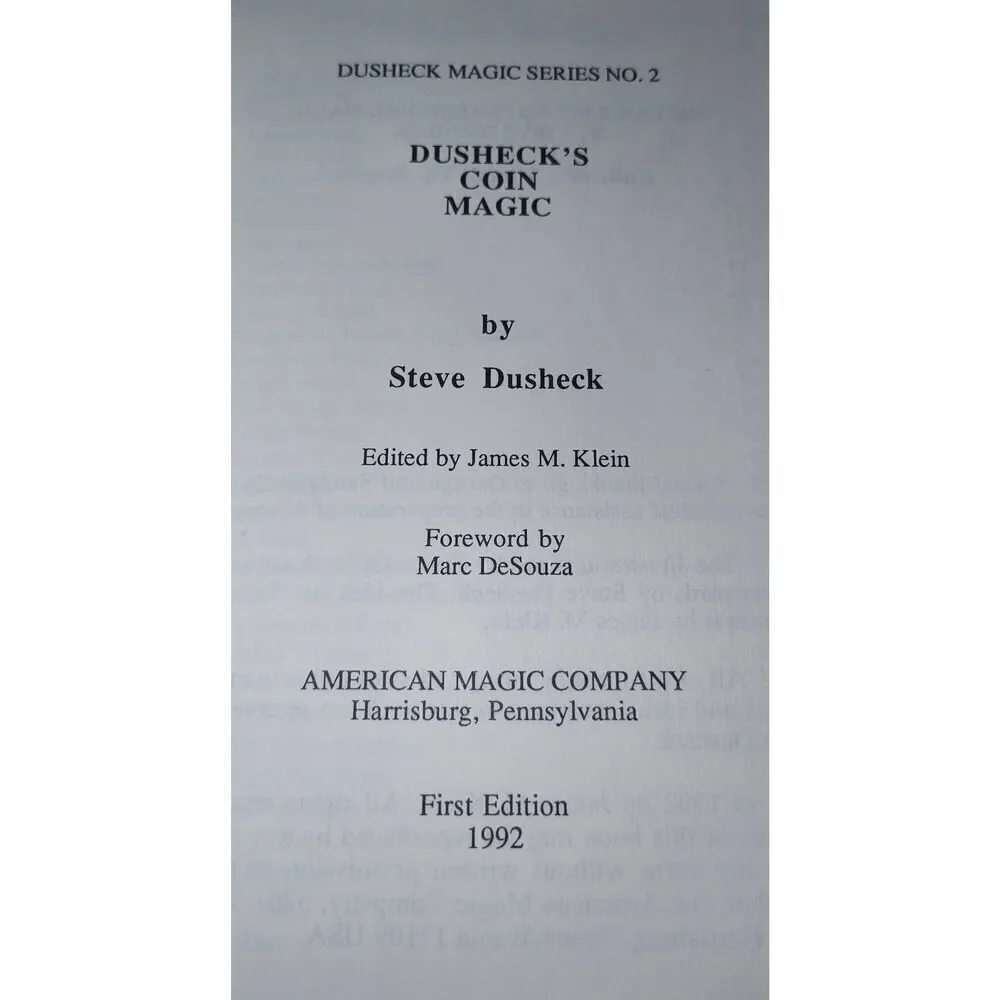 American Magic Company dusheck coin