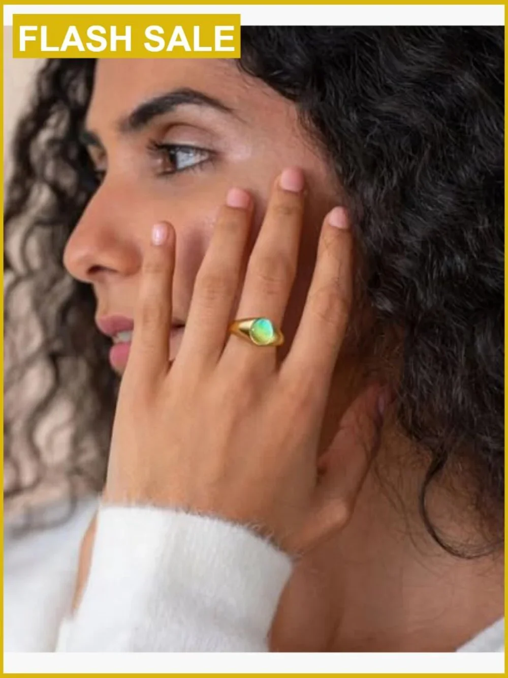 Stackable Mood Ring - Color Changing Stainless Steel Ring