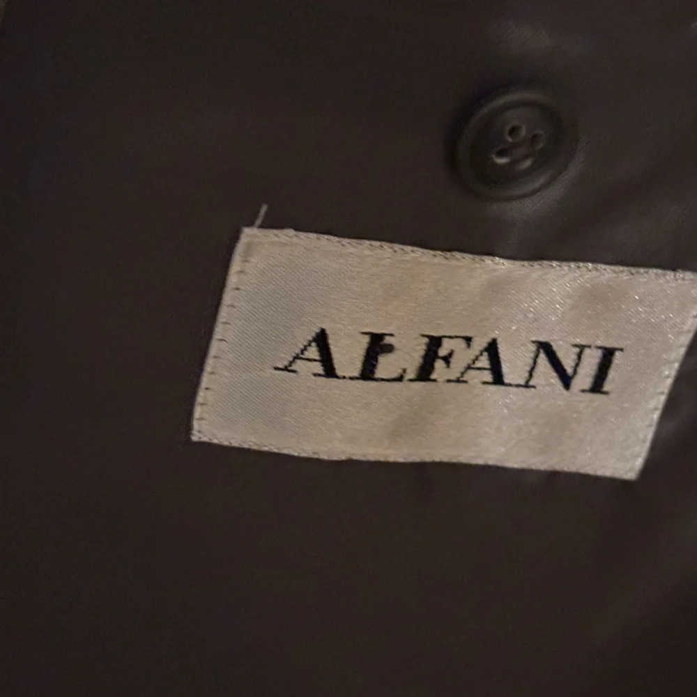 Alfani‎ Mens Blazer Size 44R Jacket Sport Coat Beige Tencel