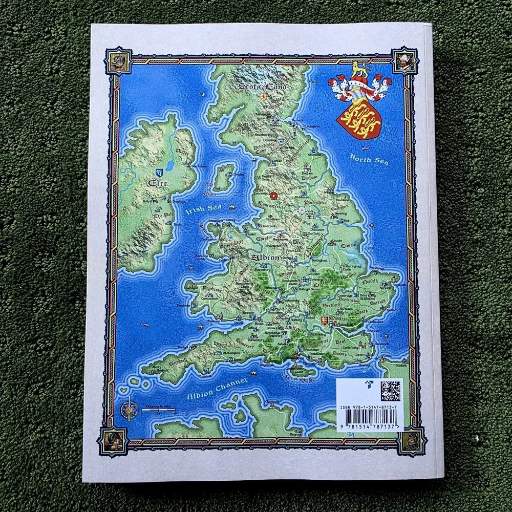 RPGPundit Book Lot Dark‎ Albion Lion & Dragon Medieval Grim Fantasy Roleplaying