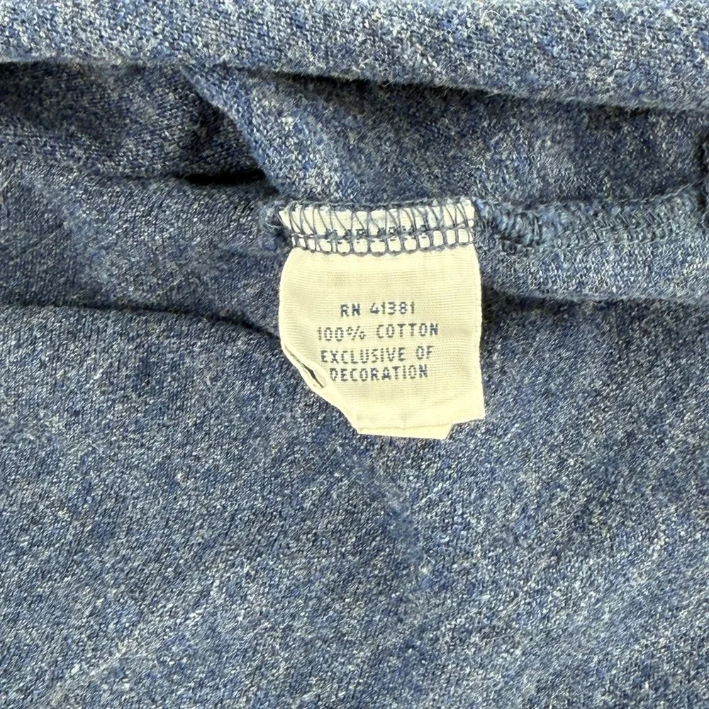 Polo Ralph Lauren Mens‎ L Blue Heathered Short Sleeve Polo Shirt Red Pony Logo