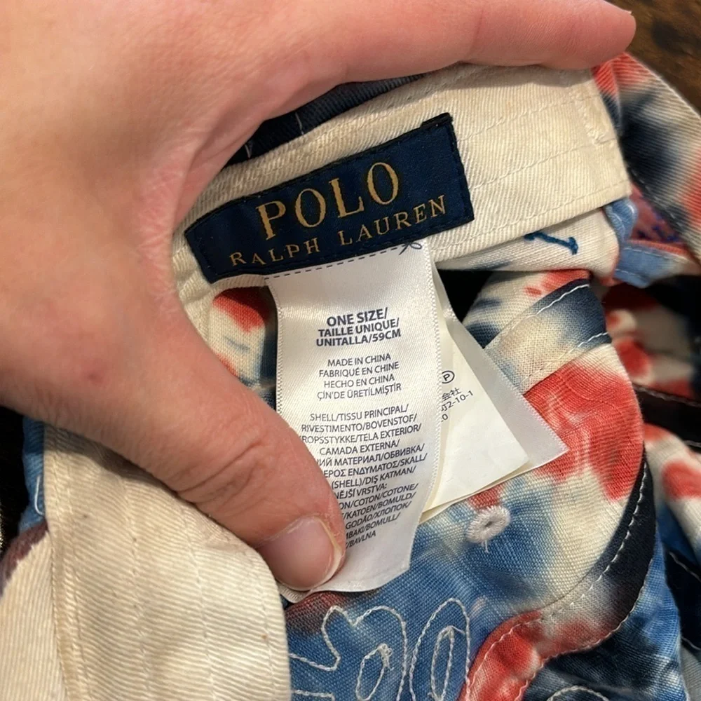 POLO RALPH LAUREN TIE DIE  HAT WOMEN / MEN