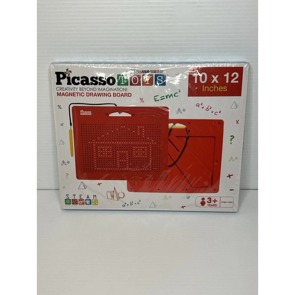 Picasso Toys Magnetic Drawing Board 10x12 inch 748 Beads New Sealed STEAM