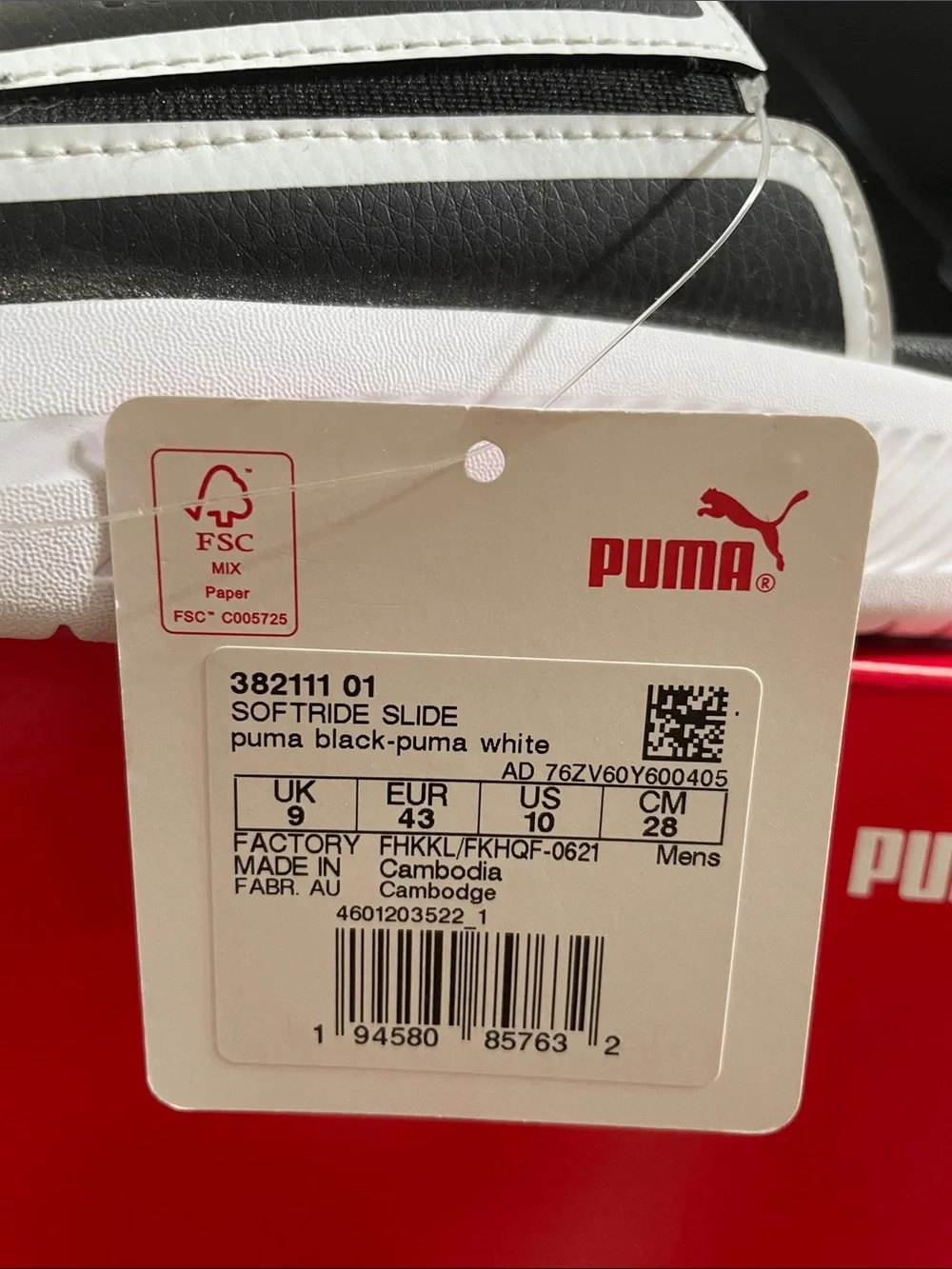 Puma slide sandals