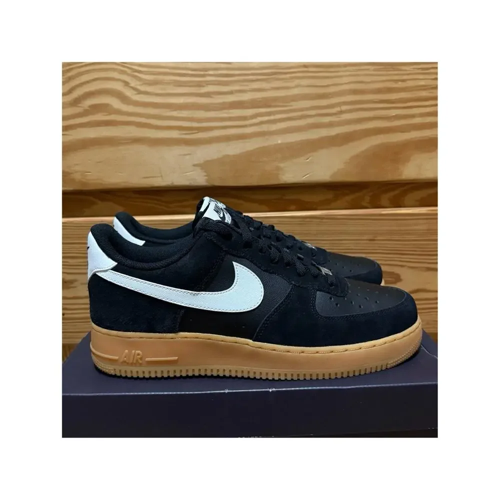 Nike Air Force 1 Black Summit White Gum FQ8714-004 Size 12
